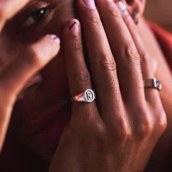 Silver Trademark Signet Ring