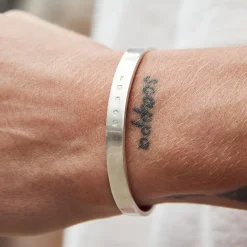 Silver Traditional Hallmark Bangle