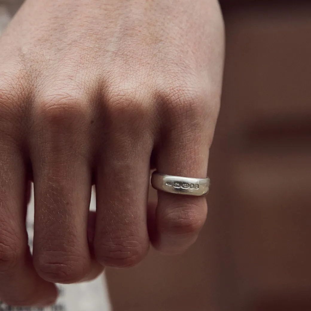 Silver Traditional Hallmark Ring