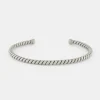 Silver Twist Bangle