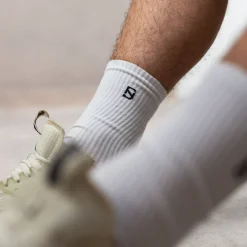 White Icon Socks